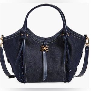 Sam Edelman . Stylish Dark Blue Denim Women's Bag